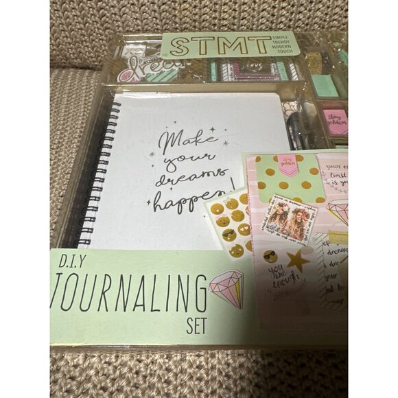 STMT Simple Trendy Modern Touch DIY Journaling Kit Stickers Journal Tape & More - Picture 4 of 7